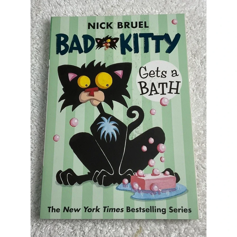 Bad Kitty's‎ Very Bad Boxed Set Nick Bruel (3)-Uncle Murray;Bath;Happy Bday EUC